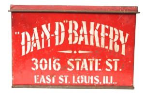 Dan D. Bakery Metal Biscuit Box