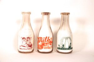 1940′s Milk Bottles Waterloo Milk Company