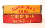 1940's Schroeder's Wooden Soda Crates