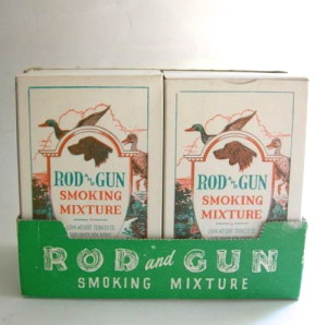 1930 Smoking Tobacco Cardboard Stand