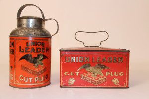 1910-1920 Union Leader Cut Plug Tobacco Tins