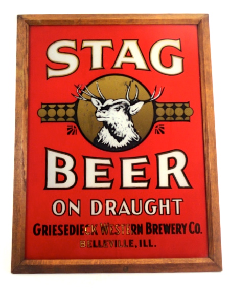 Vintage Griesedieck Western Stag Beer Cup Belleville 