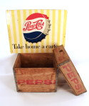 1950's Pepsi Sign and Wooden Crates
