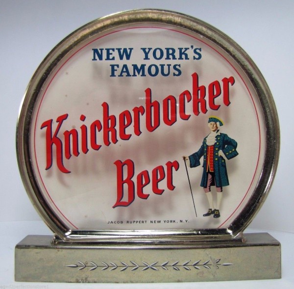 Vintage outlets Knickerbocker Lighted Bar Sign