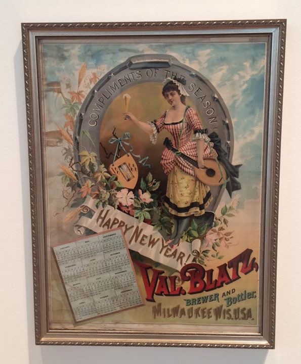 Blatz Brewing Co. Vintage Server's Place Card w/ Picture of Beer