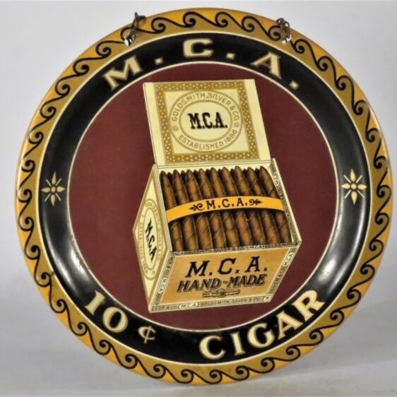 JACOB STAHL JR. TOBACCO CO. NIP OF HAVANA CIGAR TRAY. Circa 1900