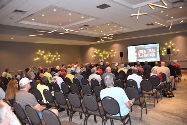 Randy Huetsch Presenting at the NABA (National Association Breweriana Advertising) Convention. August 2, 2024.