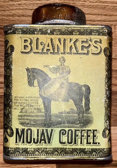 Blanke's Mojav 2lb Coffee Tin, St. Louis, MO. Circa 1910
